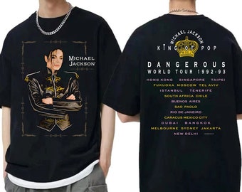 Michael Jackson Dangerous Tour 1992 Junk Food Originals T-shirt