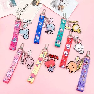 Set De 4 Porte-clés Demon Hunters – En Acrylique – Personnages K-pop – Idéal Pour Les Fans, Collection Ou Cadeau D’anniversaire