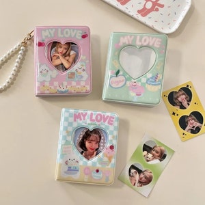 Classeur Photocard Kpop, 3 Pouces Classeur de Photo Carte Kpop, Album de  Cartes Photo avec 25 Feuilles 200 Transparente Pochettes, A5 Photocard  Binder Kpop Photocard Holder pour Album Photo Idole : 