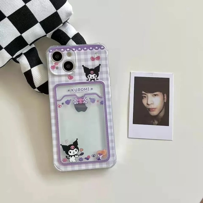 Japan Import Kpop photocard phonecase sanrio coque iPhone à pc kawaii téléphone photo kpop image 5