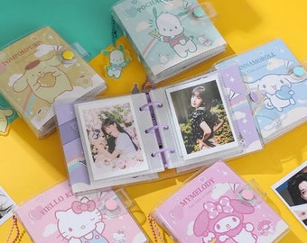 Japan Import Kpop photocard binder sanrio mini classeur à pc kawaii avec porte clé keychain