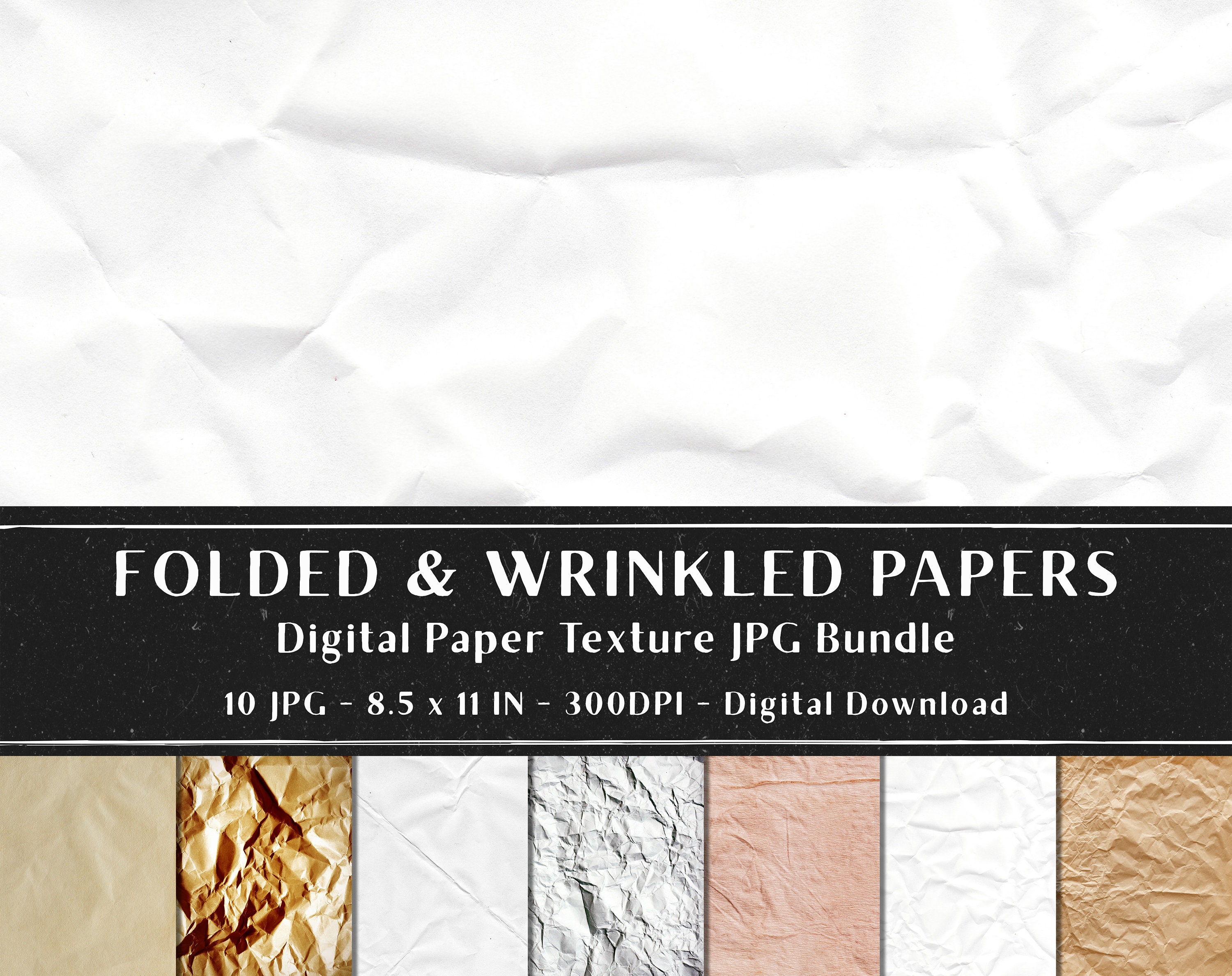 Deep Crease Paper Texture