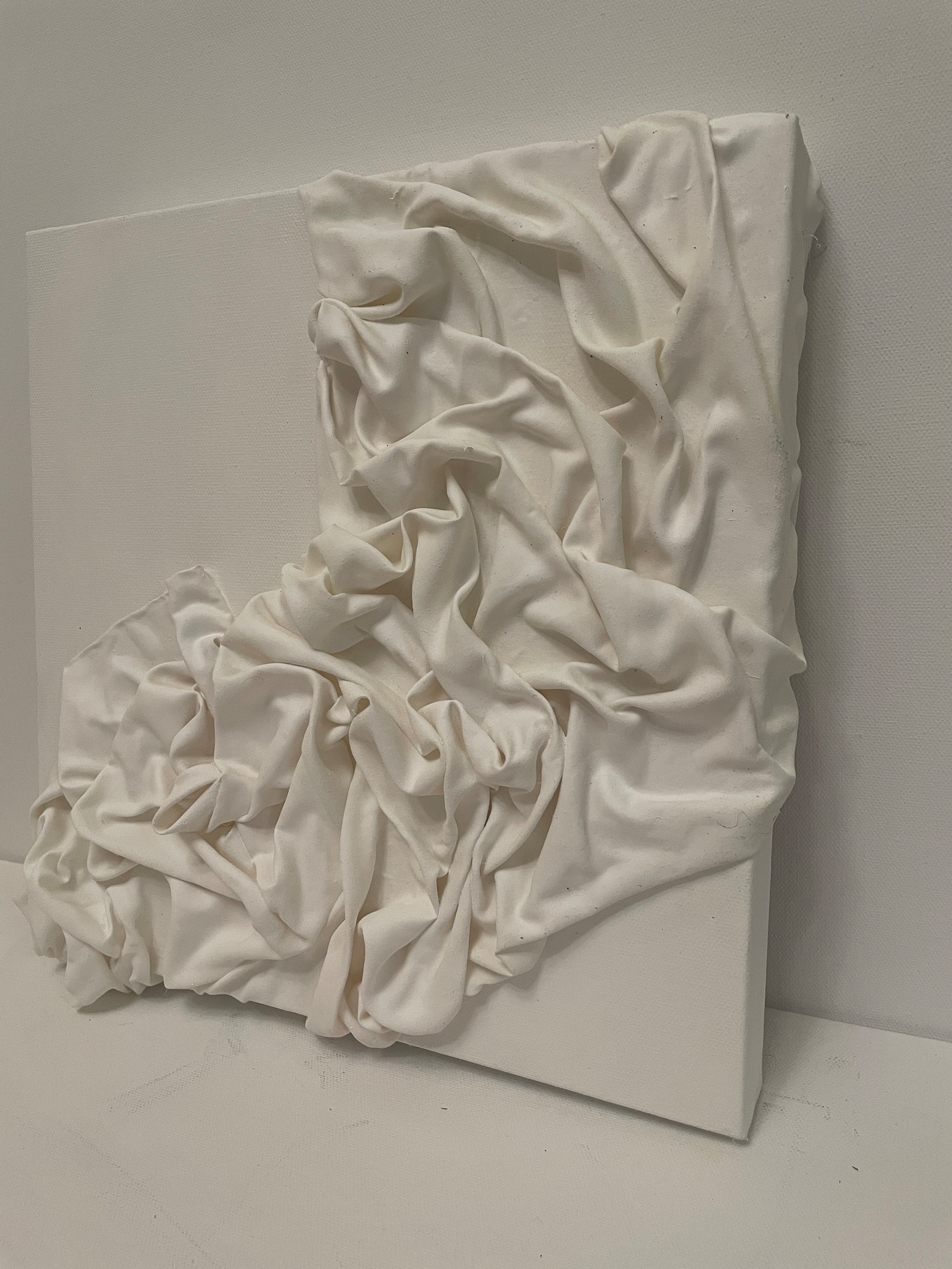 Picture of 3D Textured Fabric Wall Art: Handmade Abstract Canvas Painting - Etsy