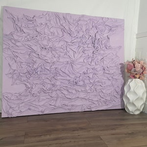 高級な質感の抽象的なファブリックウォールアート、快適な色のキャンバス絵画、大きな石膏＆ファブリックのオフィスギフト、大きな3D壁掛けギフト