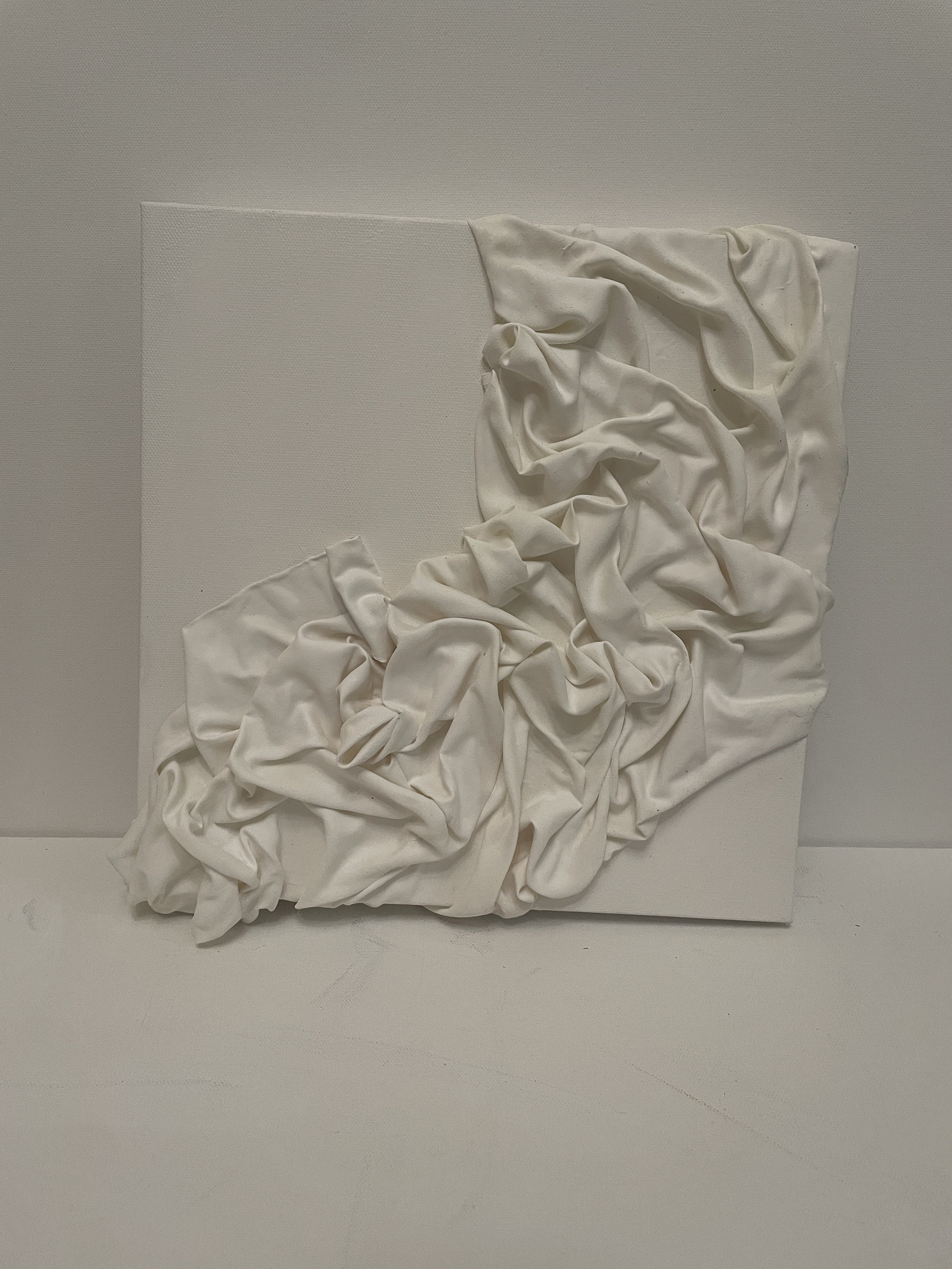 Curated visual reference: Gallery Detail: 3D Textured Fabric Wall Art Handmade Abstract Canvas Painting