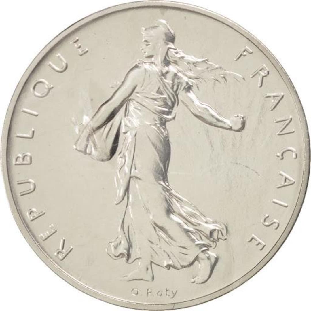 Pièce De 1 Franc 1976 - Semeuse - Nickel - Qualité B