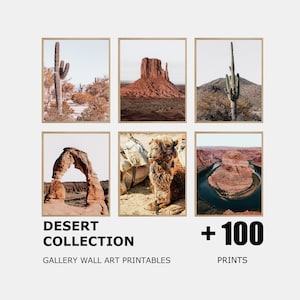 Arizona Desert Prints, Galerie Kunst Set von +100, Wüste druckbare Wandkunst, Fotografie des Südwestens, Grand Canyon Kunst