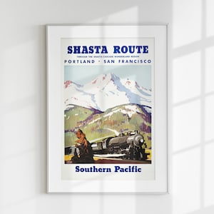 San Francisco Poster Wall Art, Travel Poster, American Print, Vintage San Francisco Poster, USA Printable, Digital Gift