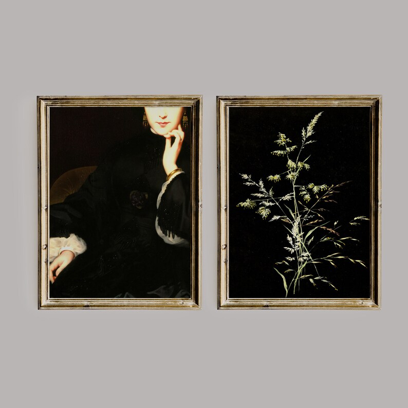 Dark Academia Decor Set Dark Vintage Printable Gallery Wall - Etsy