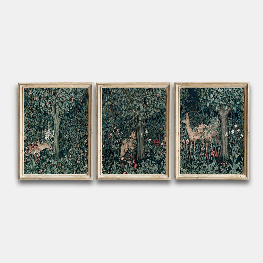 Vintage William Morris Printable, Vintage Gallery Wall Art Set of 3 ...