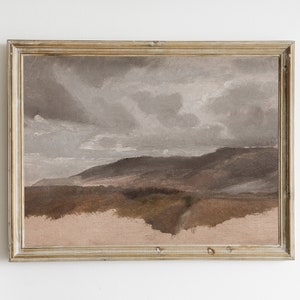 Brown Mountain Painting - Etsy