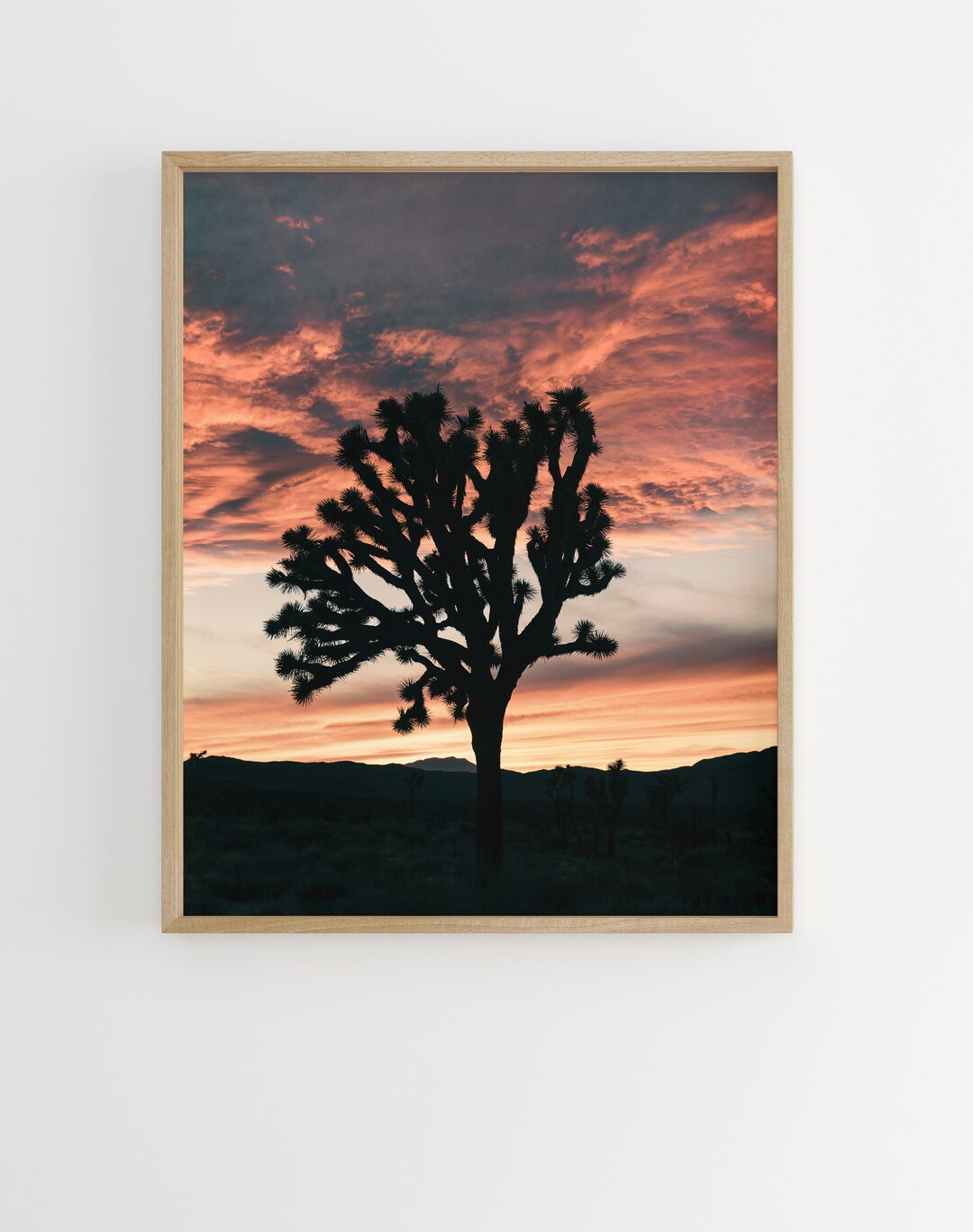 Joshua Tree Landscape Print Digital Arizona Landscape Desert Etsy