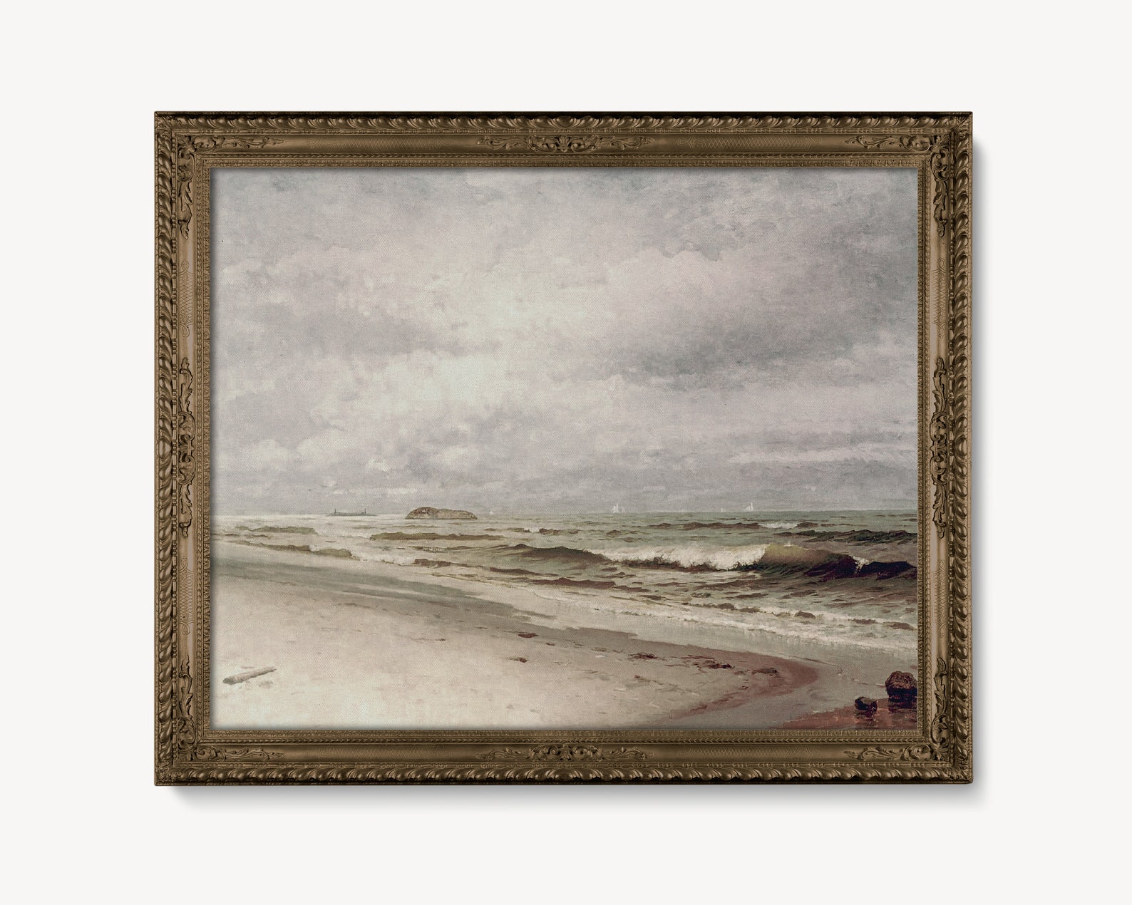 Vintage Printable Gallery Wall Art Set of 2, Muted Neutral Antique ...