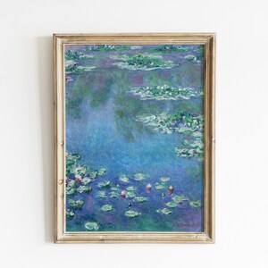 Claude Monet, Vintage Seascape Coastal Oil Painting, Vintage Printable Gallery Wall Art Set Of 5, Monet Posters Beach image 4