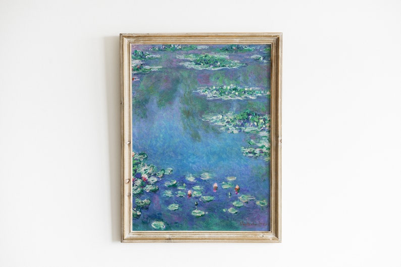 Claude Monet, Vintage Seascape Coastal Oil Painting, Vintage Printable Gallery Wall Art Set Of 5, Monet Posters Beach image 4
