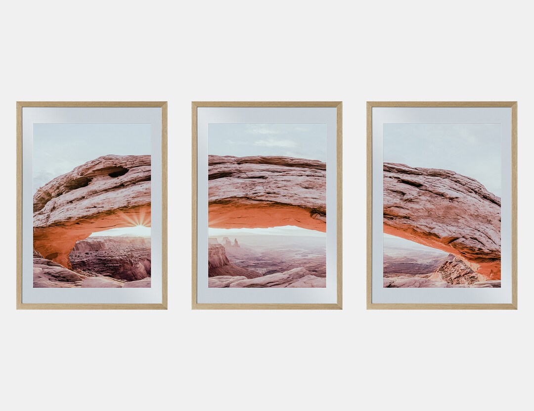Desert Printable Wall Art Set of 3, Arizona Landscape Desert Sunset ...