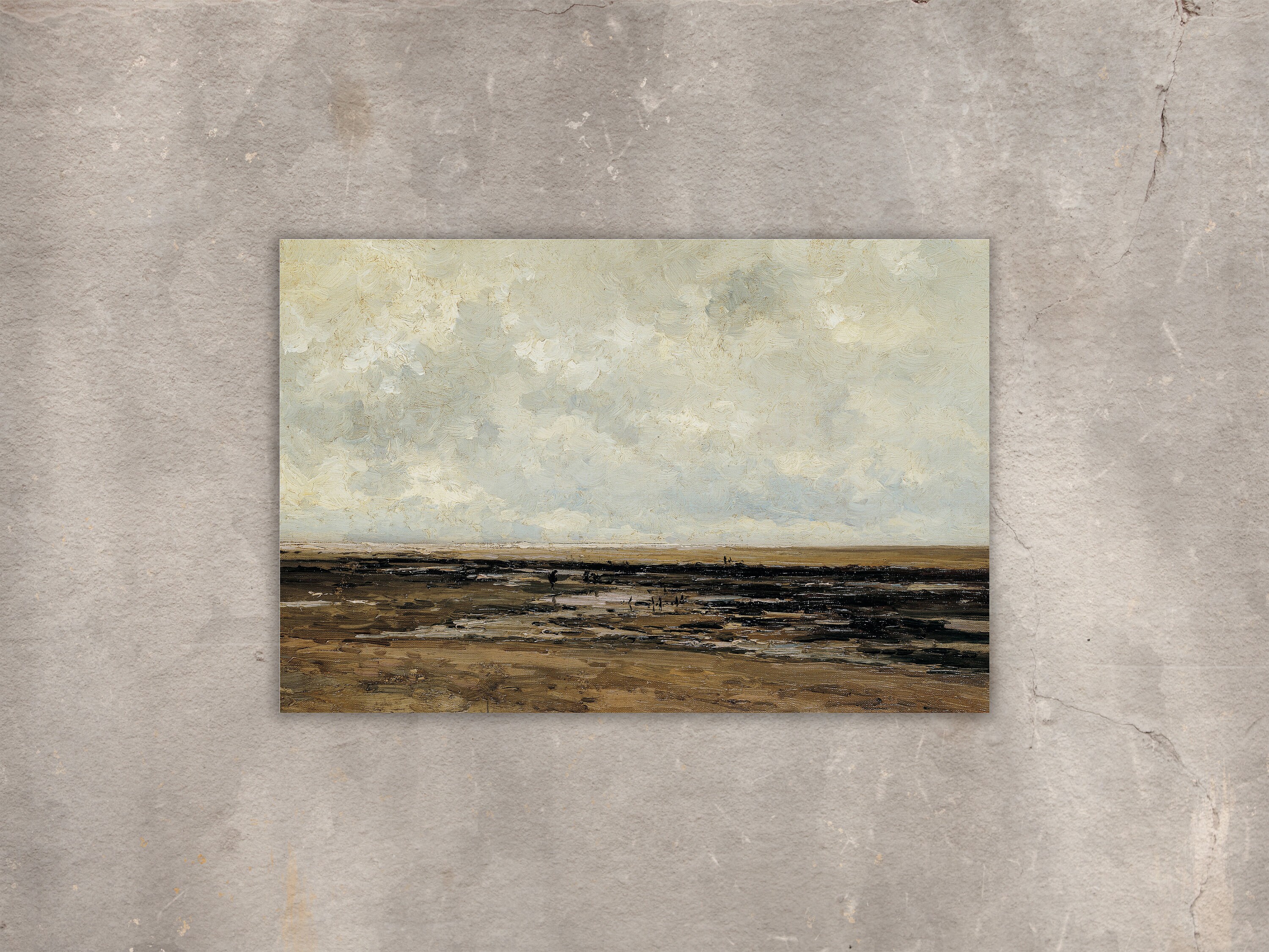 Vintage Printable Gallery Wall Art Set of 2, Muted Neutral Antique ...