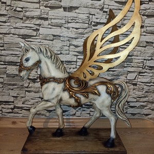 Pegasus Greek sculpture Pegasus statue Horse sculpture Greek statue Horse figurine Horse statue Greek horse Fantasy creature Greek mythology