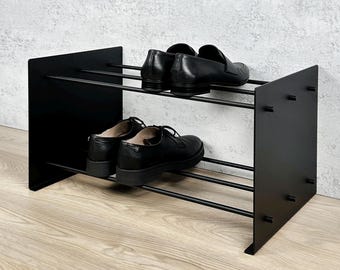 Shoe rack, shoe storage, shoe shelf, shoe organizer, free standing shoe rack, metal shoe rack, entryway shoe storage, shoe holder entryway