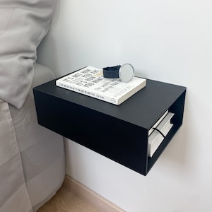 Floating Nightstand, Floating bedside table, Minimalist bedside shelf, Modern nightstands, Floating bedside shelf, Side tables for bedroom