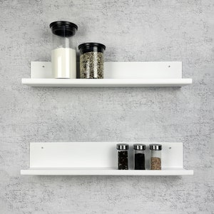 Floating kitchen shelf, Spice Shelf, Pantry Shelving, Wall spice rack, Kitchen shelf rack, Kitchen rack, Ledge shelf, Modern shelving