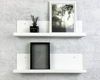Picture ledge, Display shelf, Metal picture shelf, Metal wall shelf, Shelf above bed, Floating picture shelf, Ledge shelf, Home wall decor