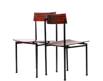 Set of 4 Vintage Branko Uršič Chair 4033, Restored Slovenian Design, 1963