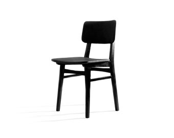 1 of 4 chair 60 / 1960 / restored / designer Niko Kralj / Stol Kamnik / Yugoslavia / wooden retro chair / vintage / black / repolished