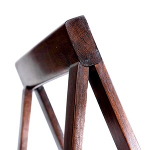 Trieste Chair / restored / 1968 / designer Aldo Jacober / Stol Kamnik / Slovenia / Yugoslavia / retro folding chair / brown chair zdjęcie 6