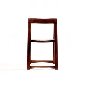 Trieste Chair / restored / 1968 / designer Aldo Jacober / Stol Kamnik / Slovenia / Yugoslavia / retro folding chair / brown chair image 2