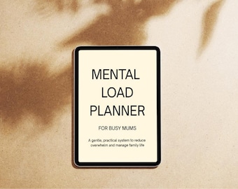 Mental Load Planner for Busy Mums