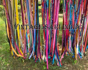 Rag Sari Window Wall Hangings For Housewarming Gift Grandma Gift Aesthetic Room Decor Boho Garden Decor Perfect Gifts For Her, Mothers Gift