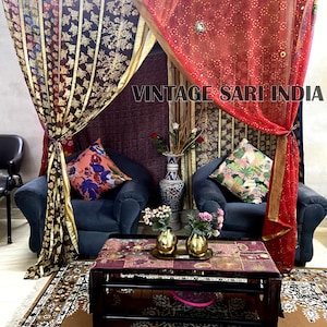 Exotischer Sari Baldachin,Sari Baldachin Dekor,Sari Baldachin Hochzeit,Boho Chic Baldachin,Sari Baldachin Raumteiler,Sari Baldachin Hintergrund
