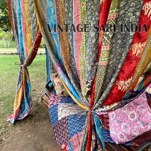 Ethnischer Sari-Baldachin, handgemachter Sari-Baldachin, traditioneller Sari-Baldachin, Sari-Baldachin, einzigartiger Sari-Baldachin