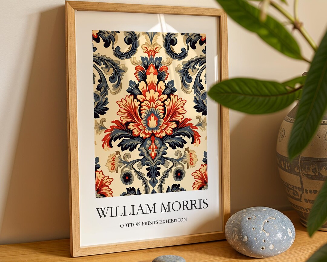 William Morris Poster Vintage Floral Wall Art Arts Crafts Decor ...