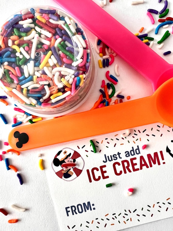 Ice Cream Fish Extender Gift, colorful spoon, pixie dust gift, birthday favor Cruise Ice Cream Topping Containers | fish extender gift