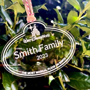 Personalized Cast Member name tag ornament | fish extender | cruise line family gift