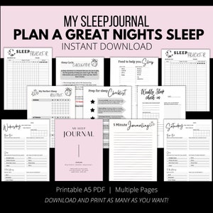 Sleep Tracker Journal: The Sleep Workbook, Sleep Log, Track & Manage Sleep  & Insomnia, Sleep Diary, Sleep Log And Insomnia Activity Tracker Book, Size