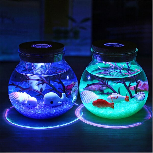 Aquarium style lamp cute lamp decor decoration lamp new