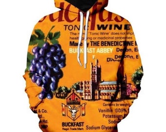 Buckfast hoodie cloth high quality hooded unisex hoodie