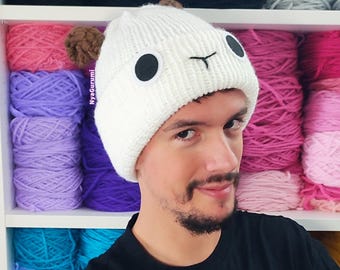 Gehaakte anime-muts: handgemaakt, geïnspireerd door Ocean Adventures, uniek kawaiicadeau