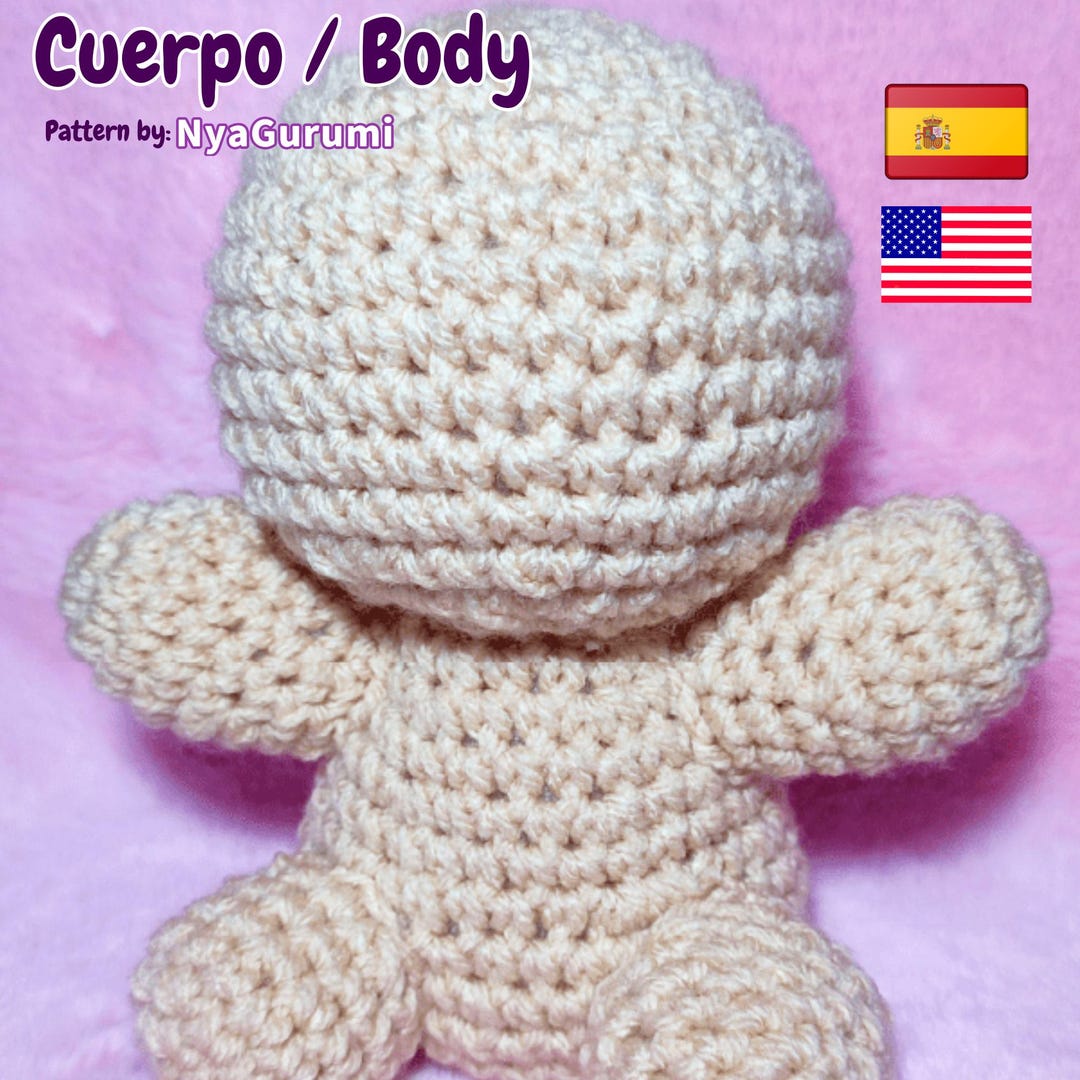Plush Body Pattern Amigurumi Plush Body Pattern: PDF Crochet Tutorial for Beginners - Etsy