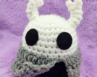 Masked plush amigurumi: Handmade crochet videogame kawaii gothic toy