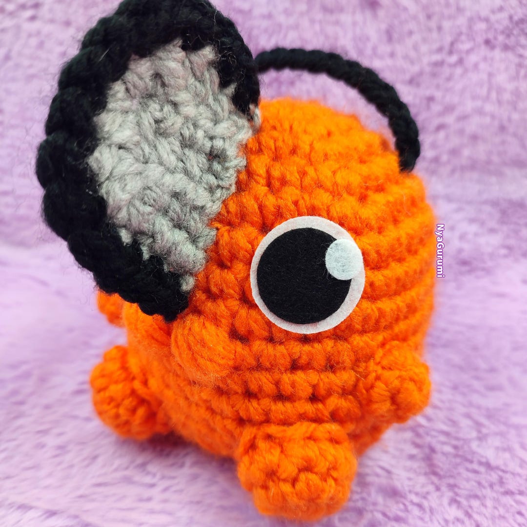 Chainsaw Dog Amigurumi Plush: Handmade Anime Manga Inspired Soft Geek ...