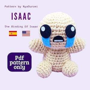 Haakpatroon Isaac, handleiding voor een geeky gamer pluche pop (PDF-download)