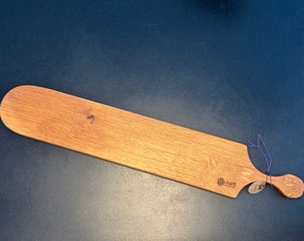 Tabla de cortar de roble, pieza única, tabla de roble, tabla de aperitivos, aparador