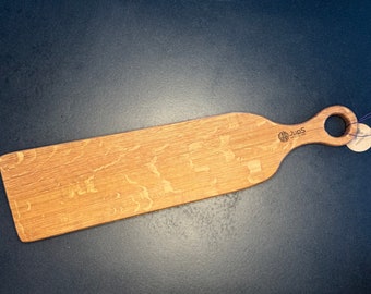 Tabla de cortar de roble, pieza única, tabla de roble, tabla de aperitivos, aparador