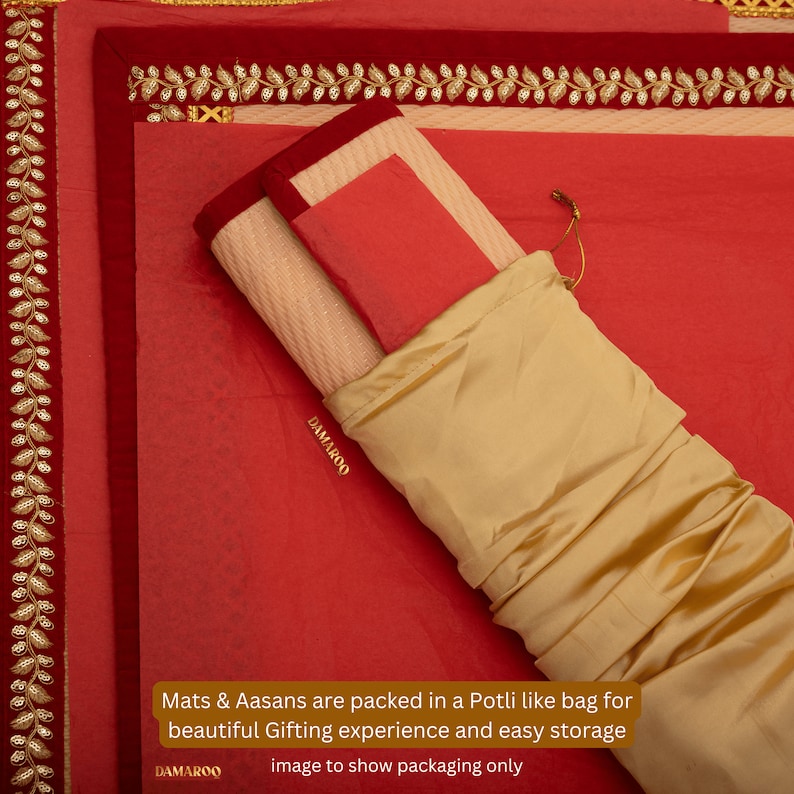 Pooja Aasan Rug Mat Set of 4 for Pooja Room Prayer Mat Etsy UK