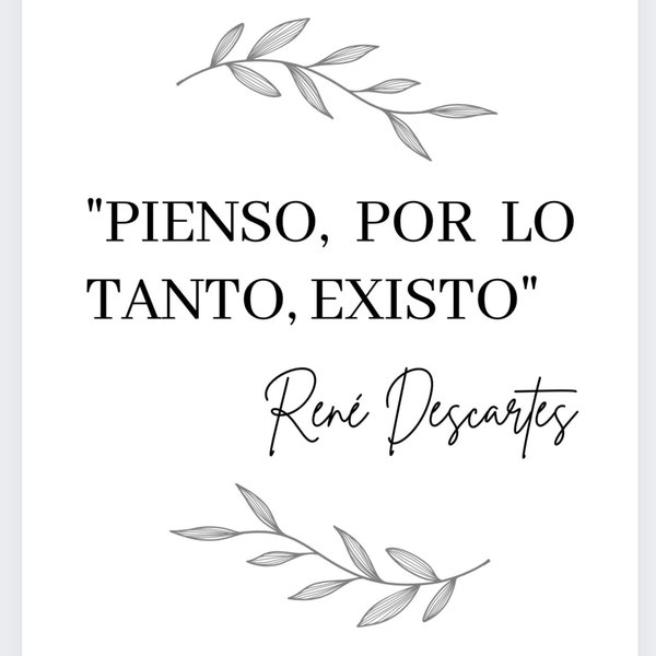 René Descartes - Pienso, por lo tanto...