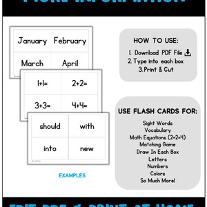 Editable 3x5" Flash Cards With Solid Lines - 4 per Page | Flashcards ...